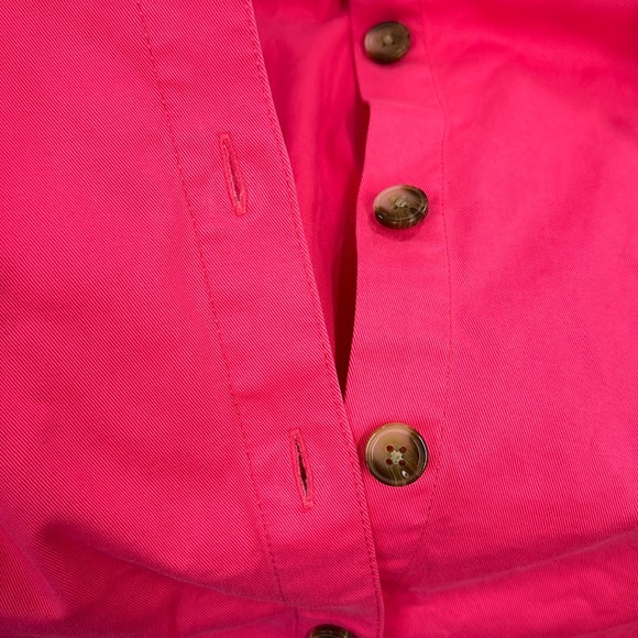 🔥🔥🔥J. Crew Pink Chino button-front mini skirt - Picture 5 of 8